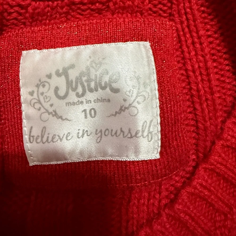 Bundle of 2 Justice Cable-Knit Sweaters